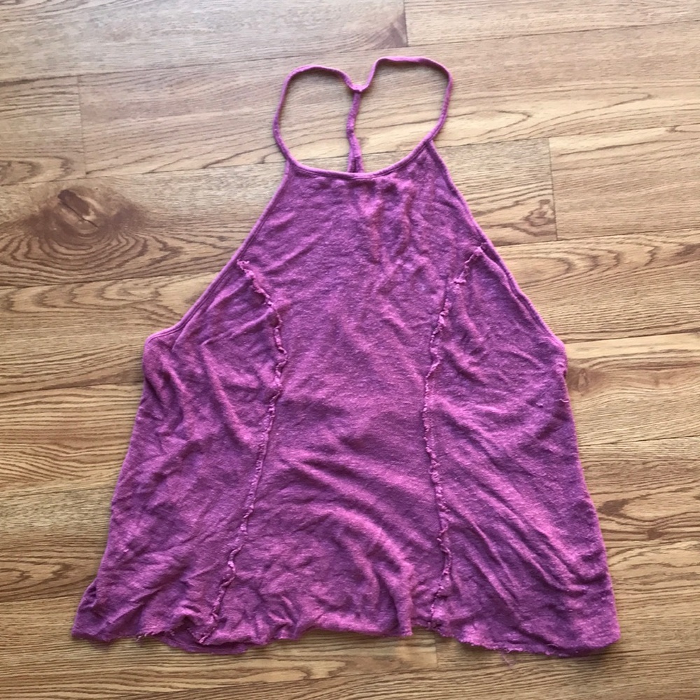 Free People Intimately Y-back Tank with Lace Back Detail